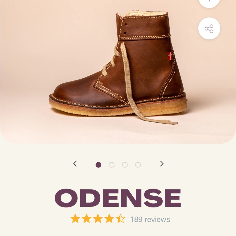 Duck feet Odense boots, worn 5 times, size 38